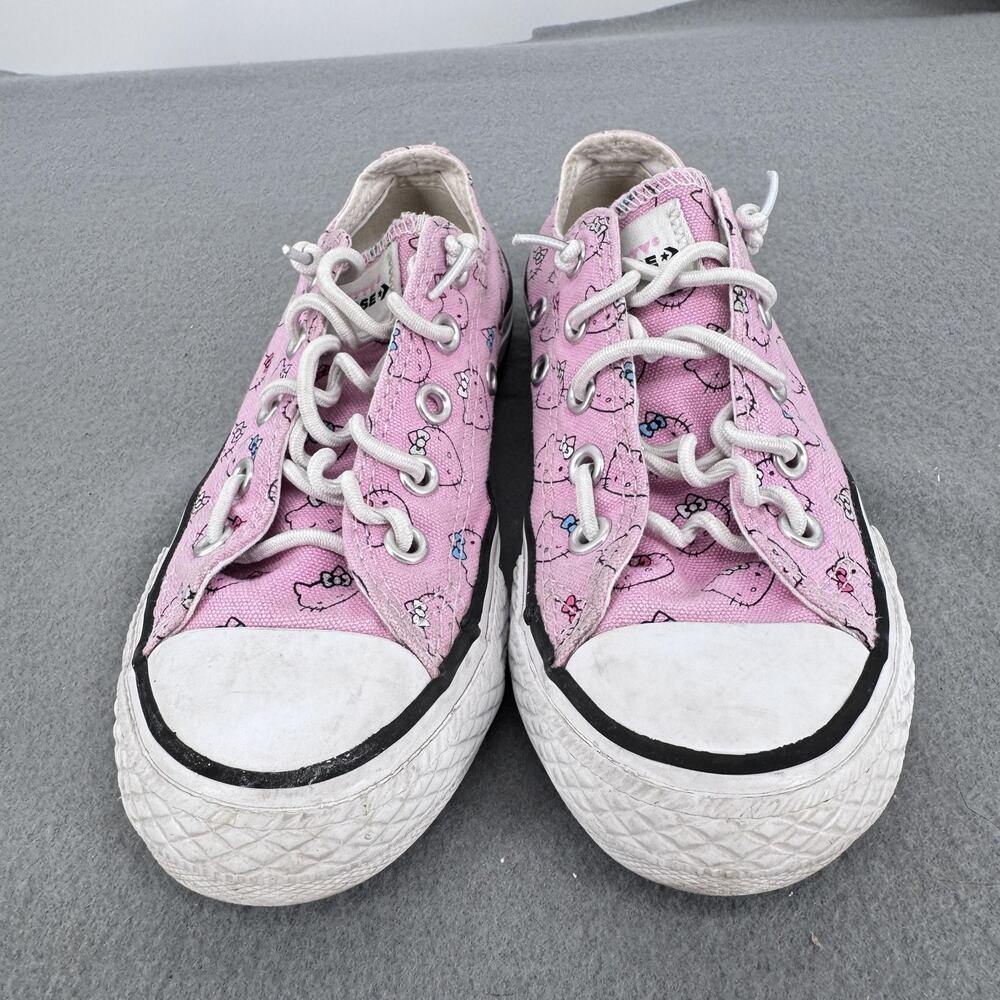 Converse Hello Kitty Chuck Taylor All Star Low Pink Canvas Kids 12 - Picture 3 of 8